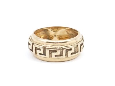 Ring med meandermönster Guld 14K