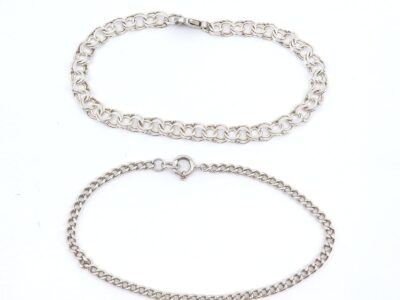 Armband 2st Bismarck och Pansar Silver S925