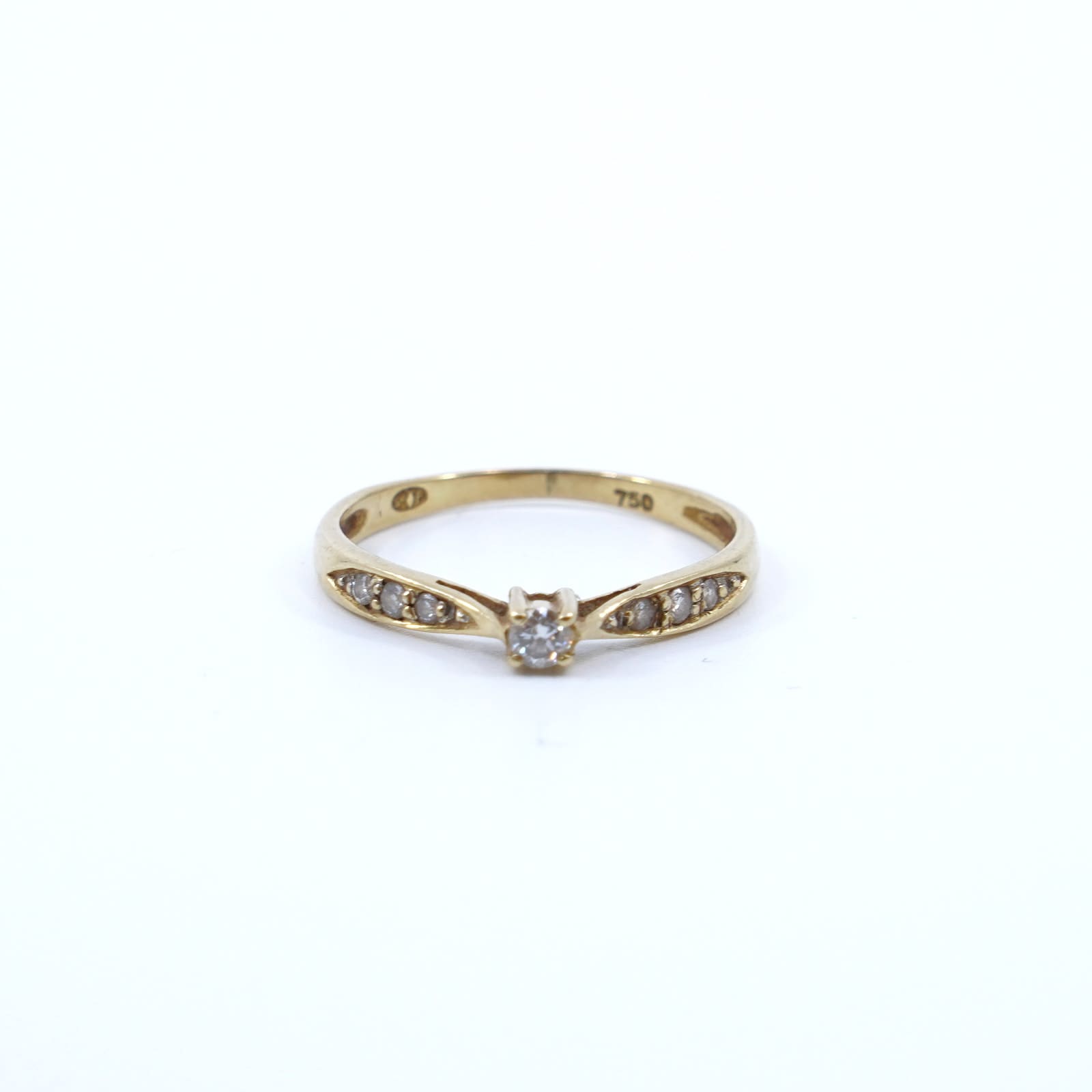 Ring Guld 18K med diamanter