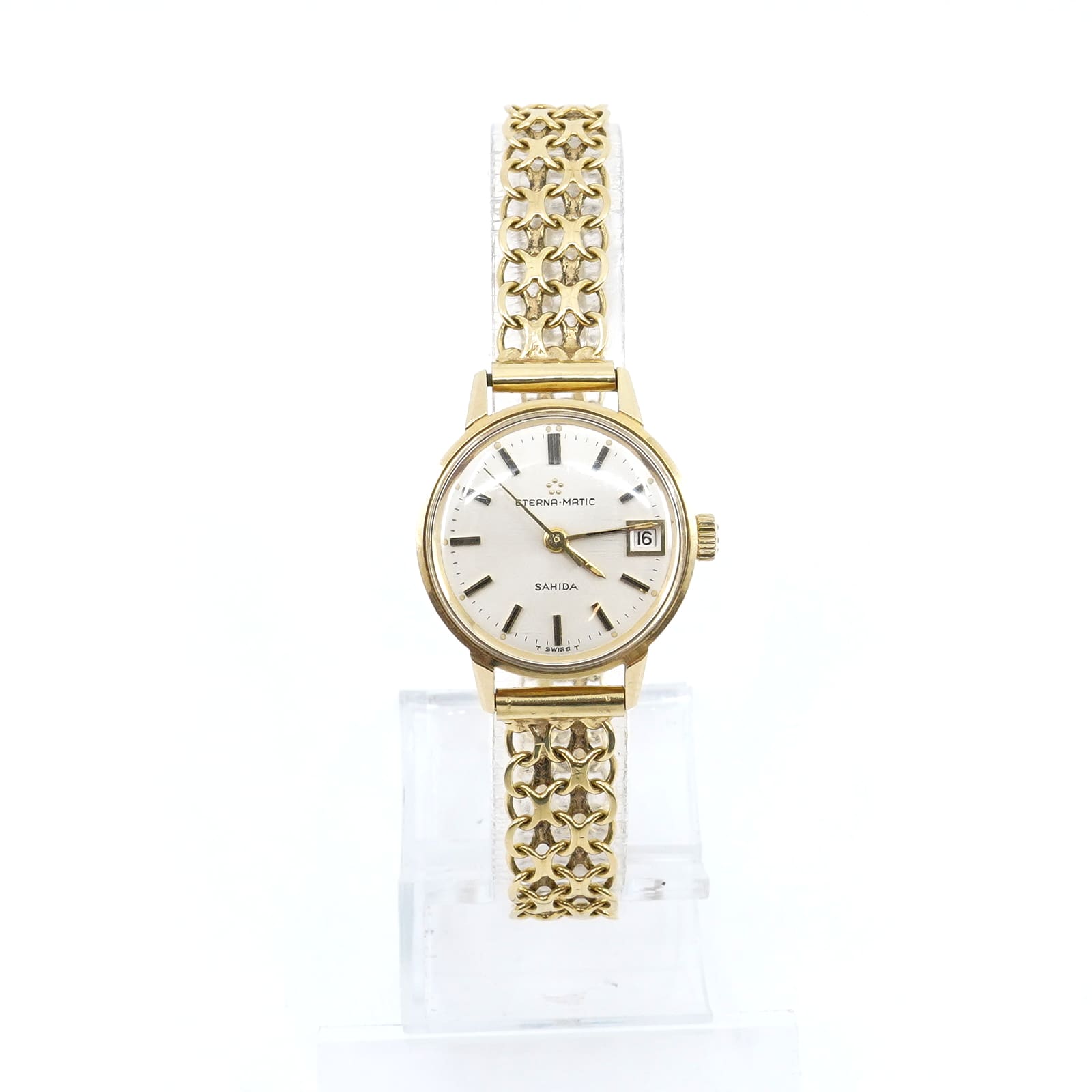 Armbandsur Eterna Matic Sahida Guld 18K