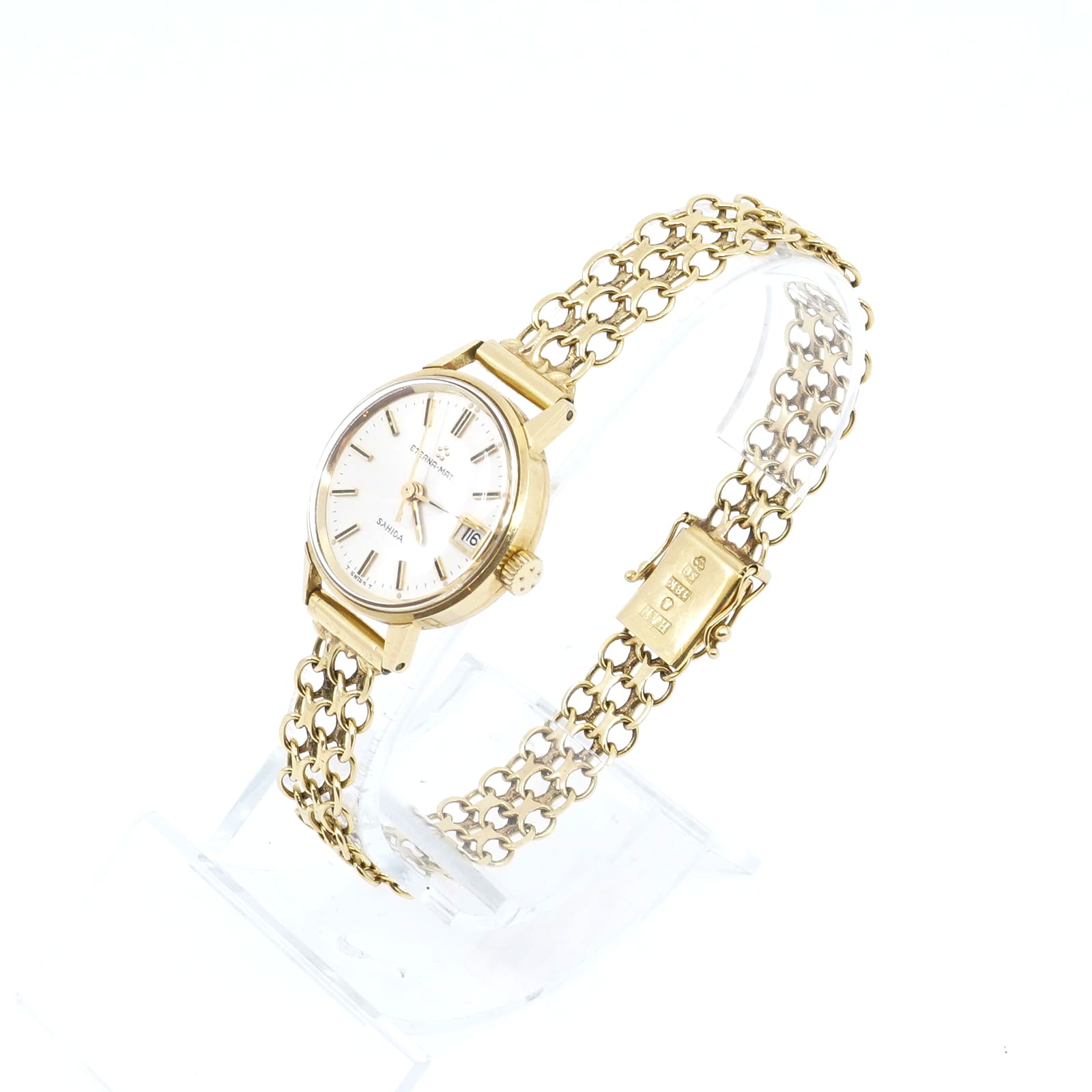 Armbandsur Eterna Matic Sahida Guld 18K