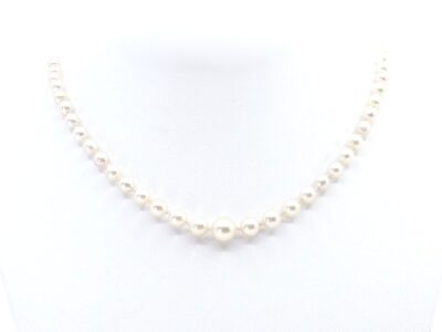 Pärlcollier doserad Silverlås S835
