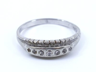 Ring Vitguld 18K