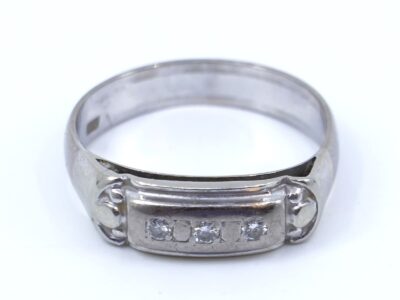 Ring Vitguld 18K