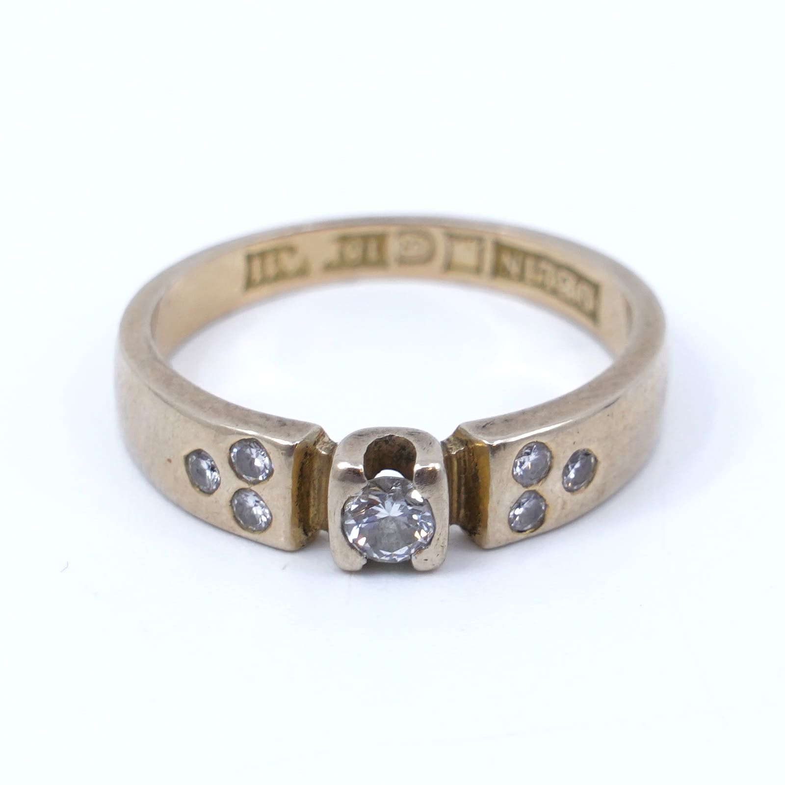 Ring Guld 18K med diamanter