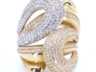 Ring trefärgad Guld