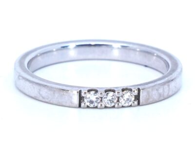 Ring vitguld 18K
