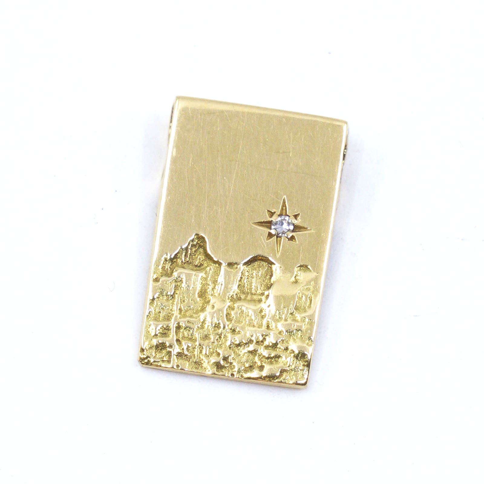 Hänge Bricka med diamant 1x ca 0,01ct