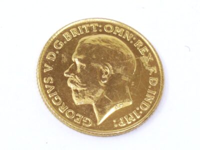 Mynt 1/2 Pound - Storbritannien, År 1925 - 22K (91,7%)