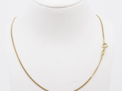 Halskedja Pansar Guld