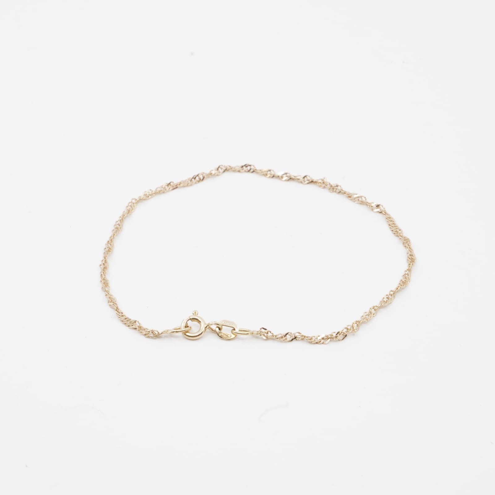 Armband Singapore Guld 18K 1,3g