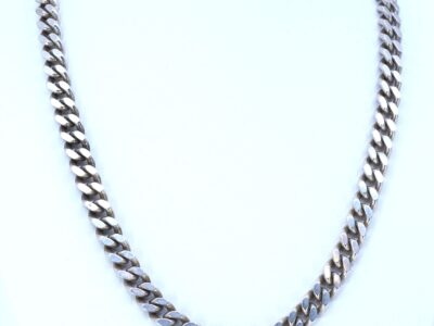 Halskedja Pansar Silver S925 52,6g Längd 45cm