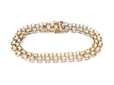 Armband X-länk Guld