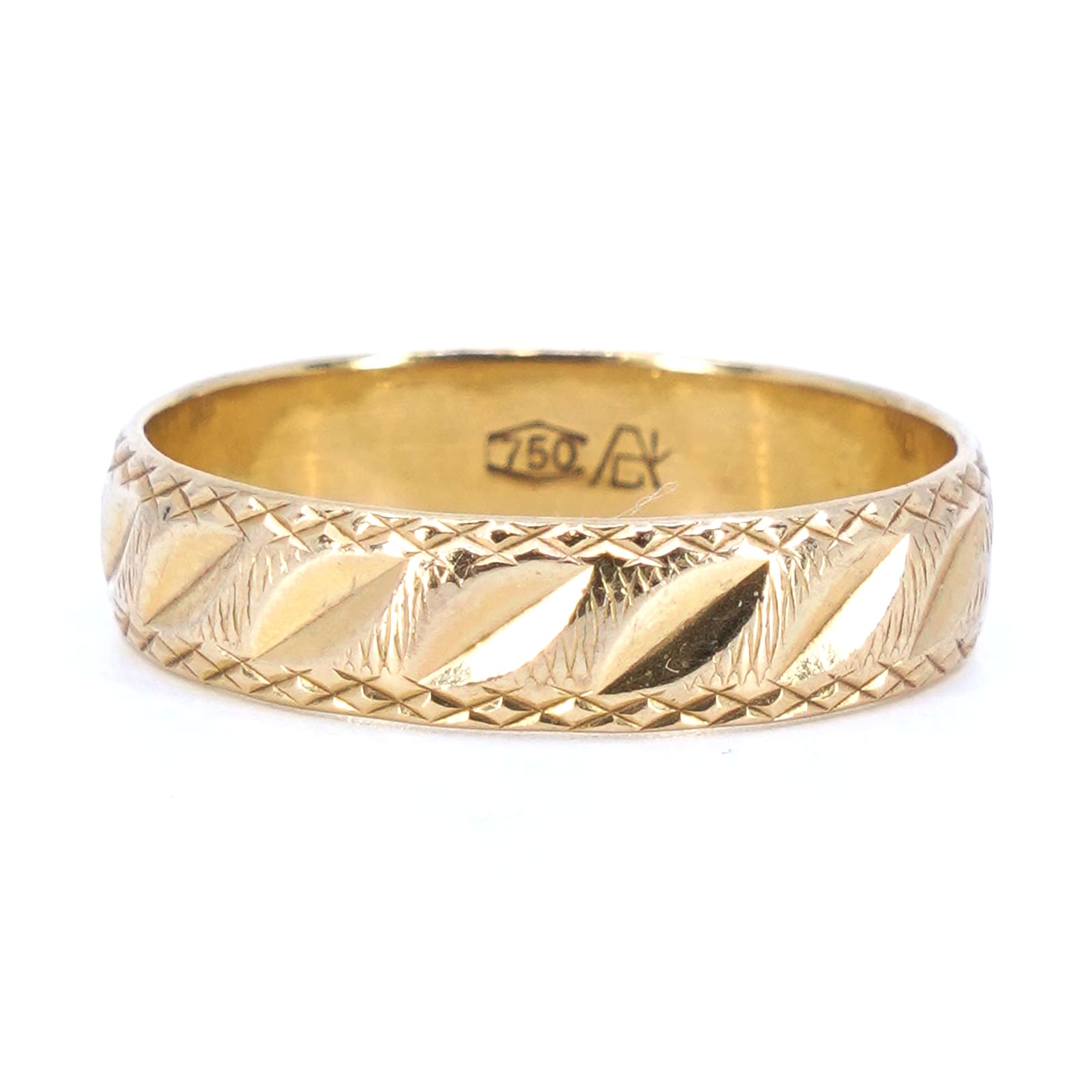 Ring Guld 18K 3,8g Ø19,25