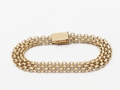 Armband X-länk Guld