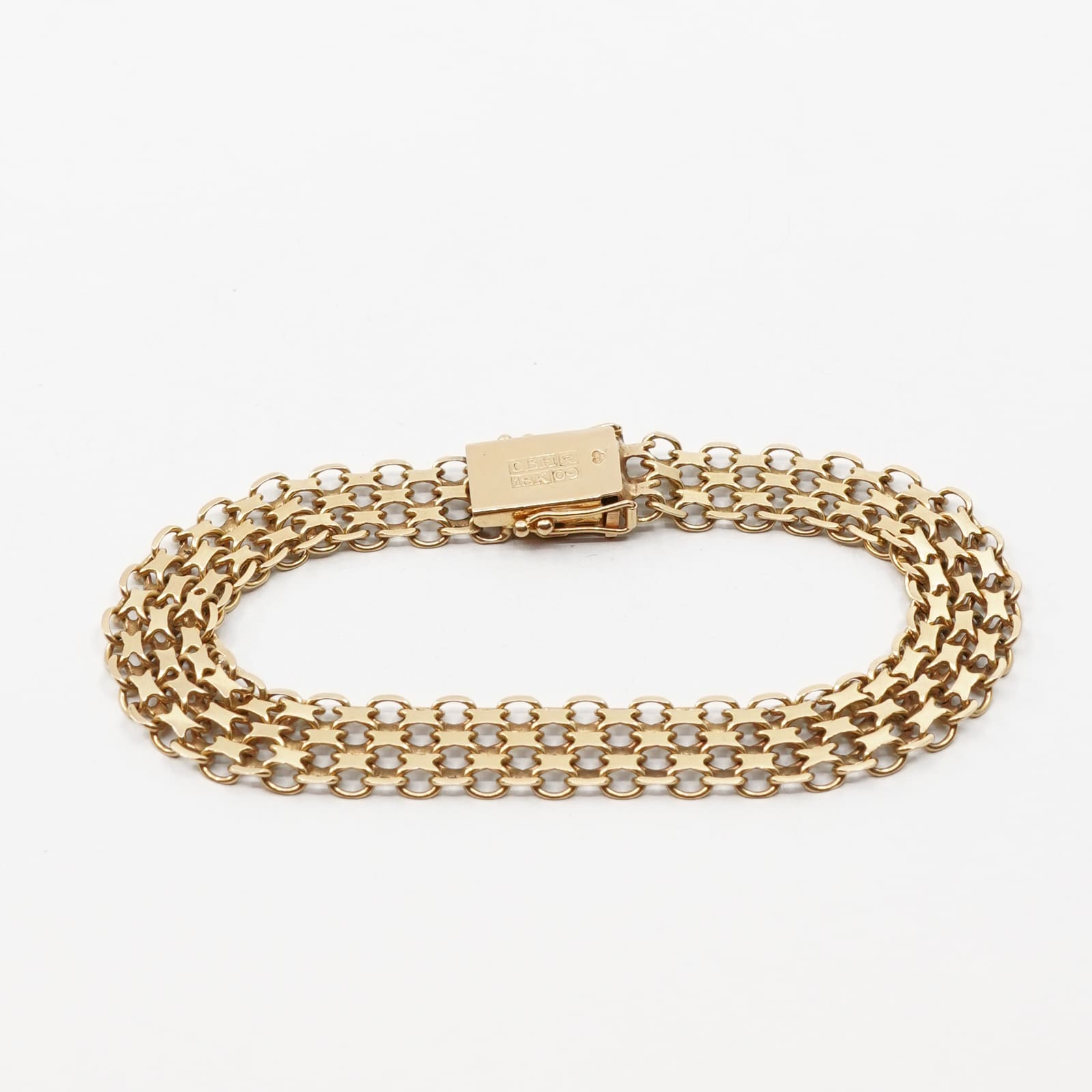 Armband X-länk Guld