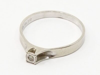 Ring vitguld 18K