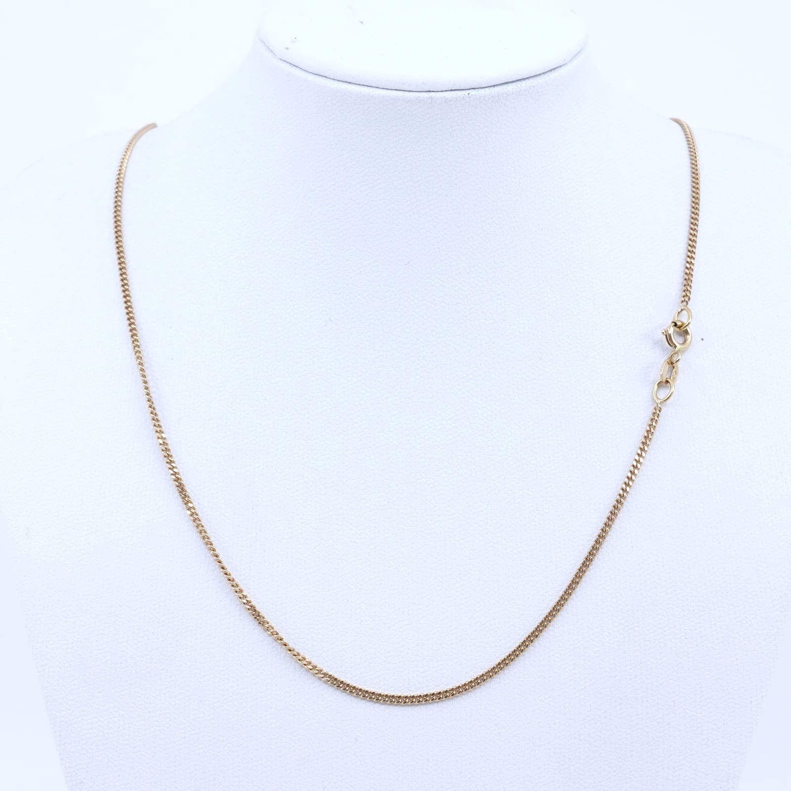 Halskedja Pansar Guld 18K 4,3g Längd 43cm