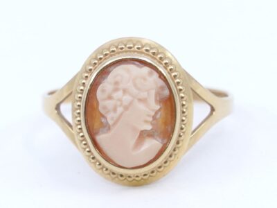 Ring Guld 18K med Camé