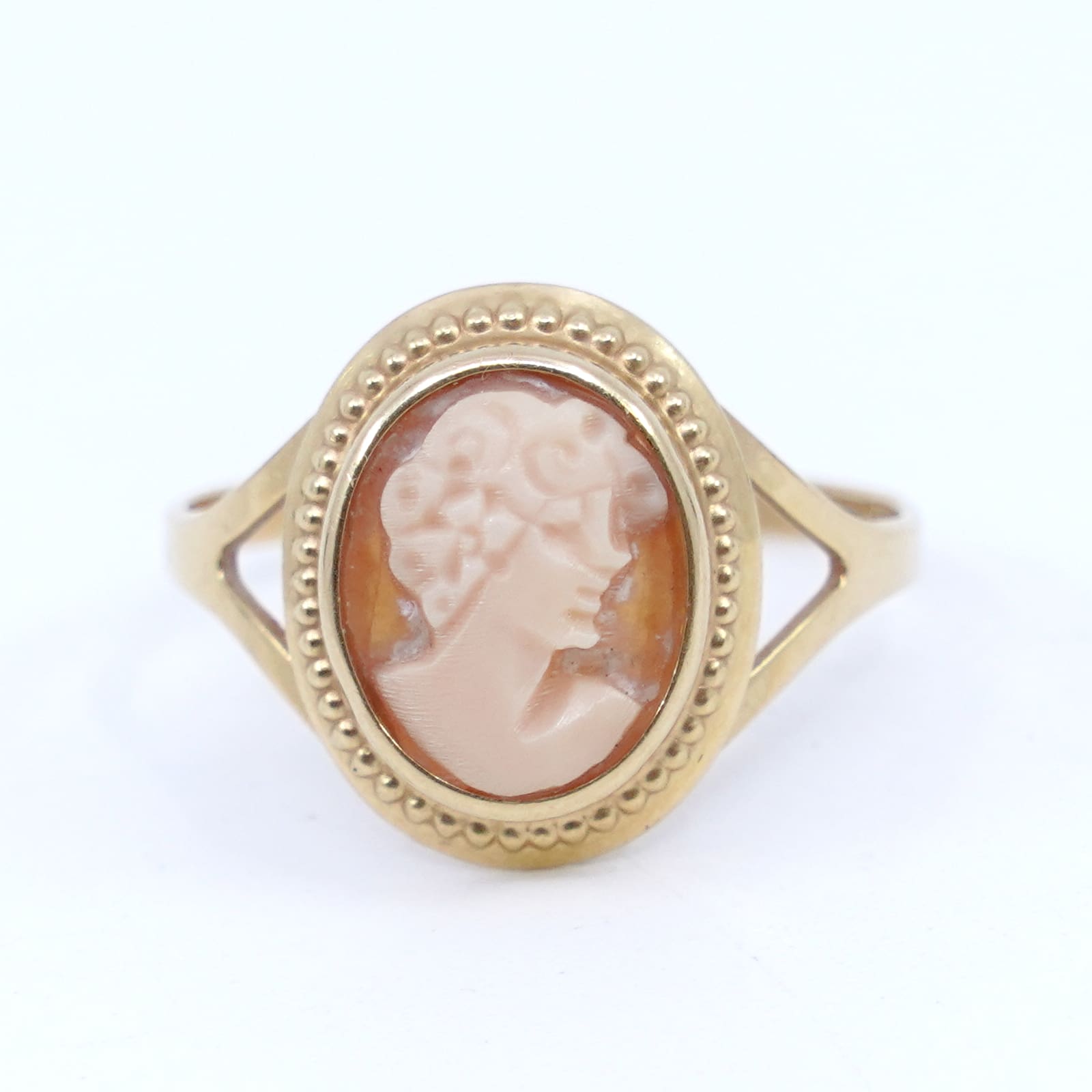 Ring Guld 18K med Camé