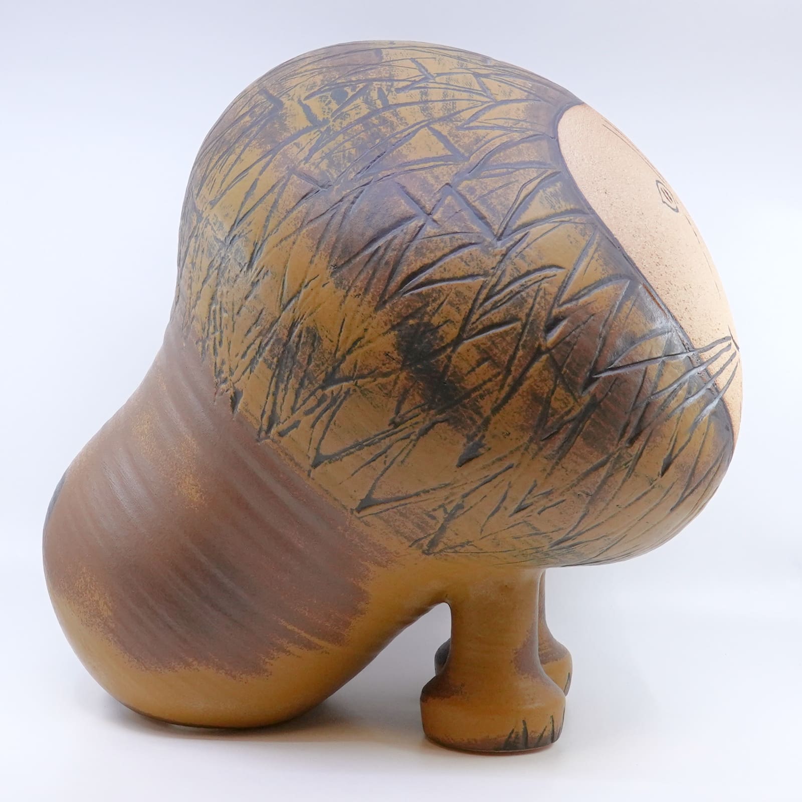 Figurin "Lejon Maxi" ur serien "Afrika", Lisa Larson Gustavsberg, Höjd ca 38cm