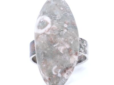 Ring med sten S925 10,8g Ø ca 19,25