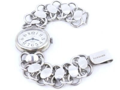 Armbandsur Timestar incabloc stål med silverarmband