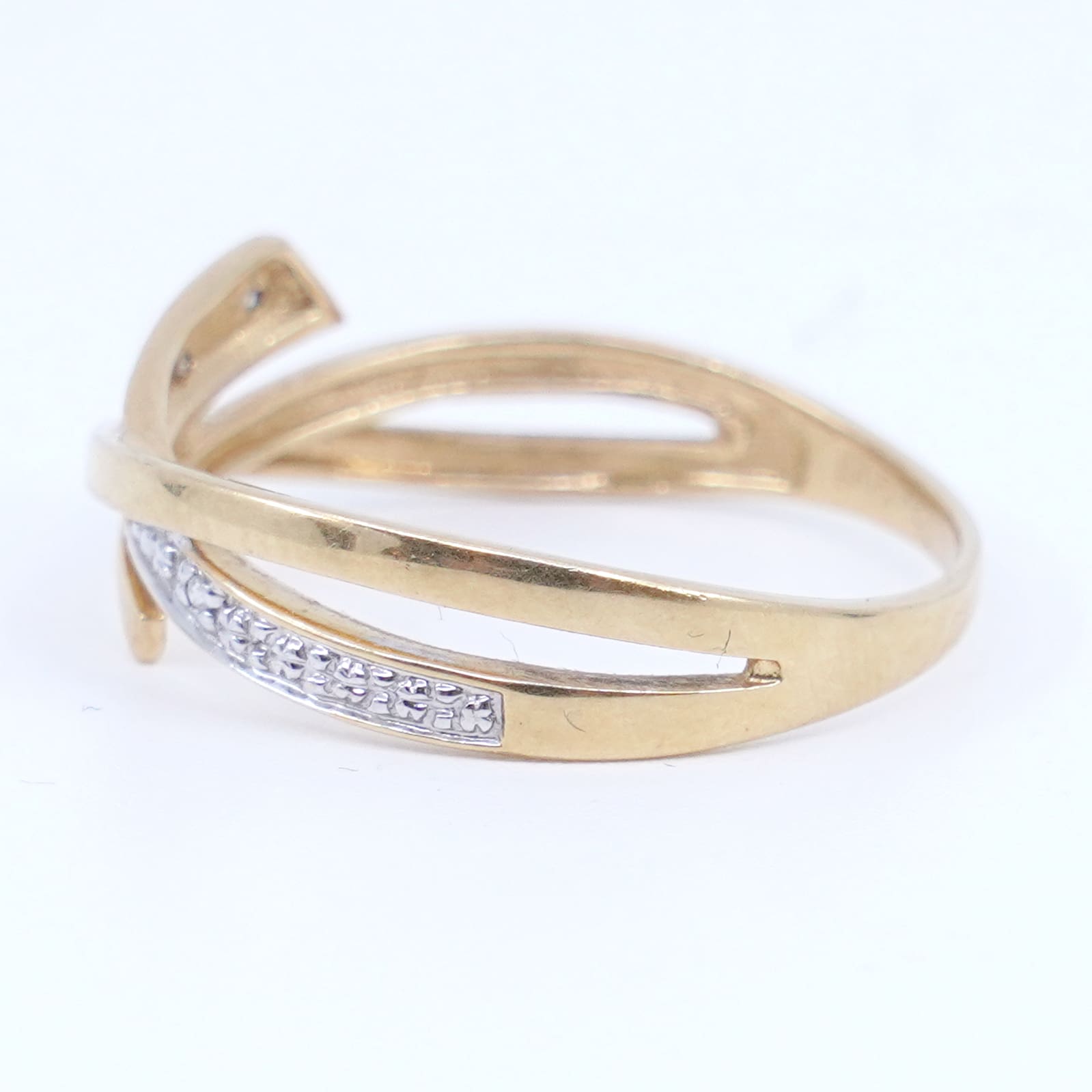 Ring med diamanter 18K 2,1g Ø18