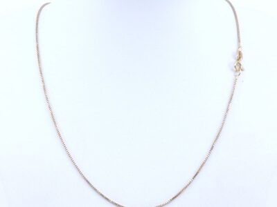 Halskedja Venezia 18K 2,6g Längd 38cm Bredd 1mm