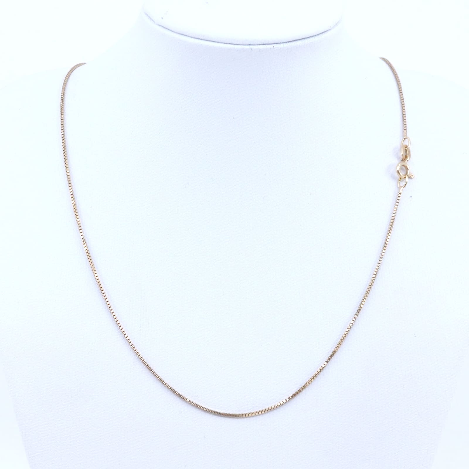 Halskedja Venezia 18K 2,6g Längd 38cm Bredd 1mm