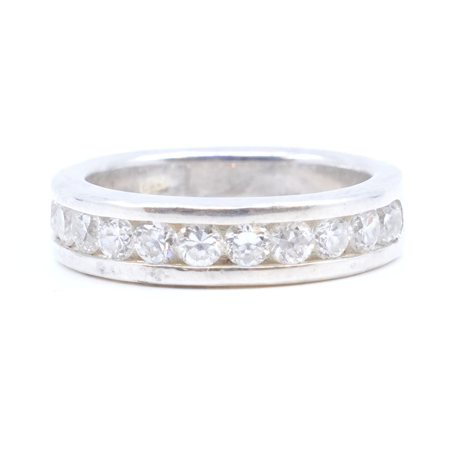 Ring med stenar S925 5,3g Ø17