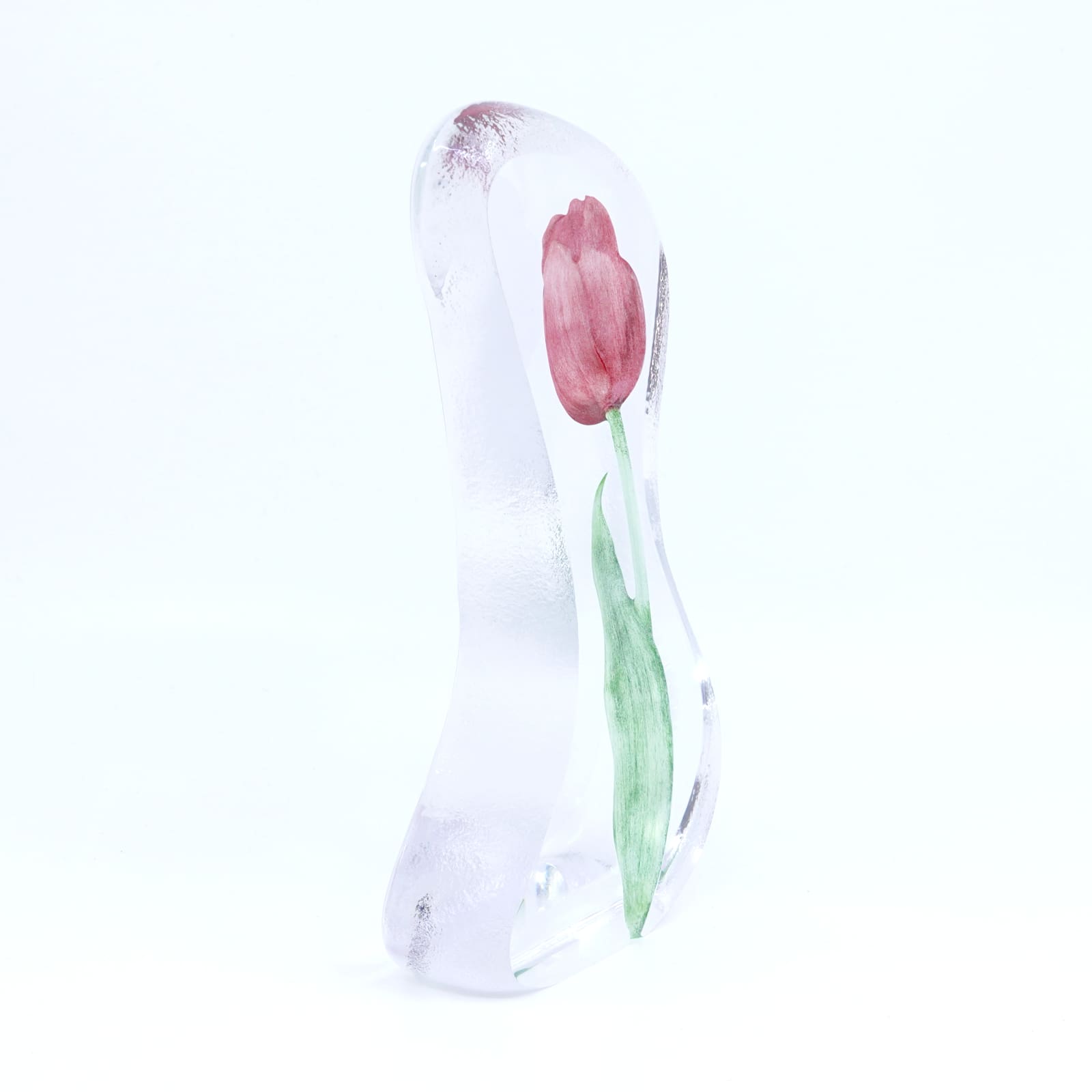 Glasstaty av Mats Jonasson Målerås Floral Fantasy Höjd 19cm