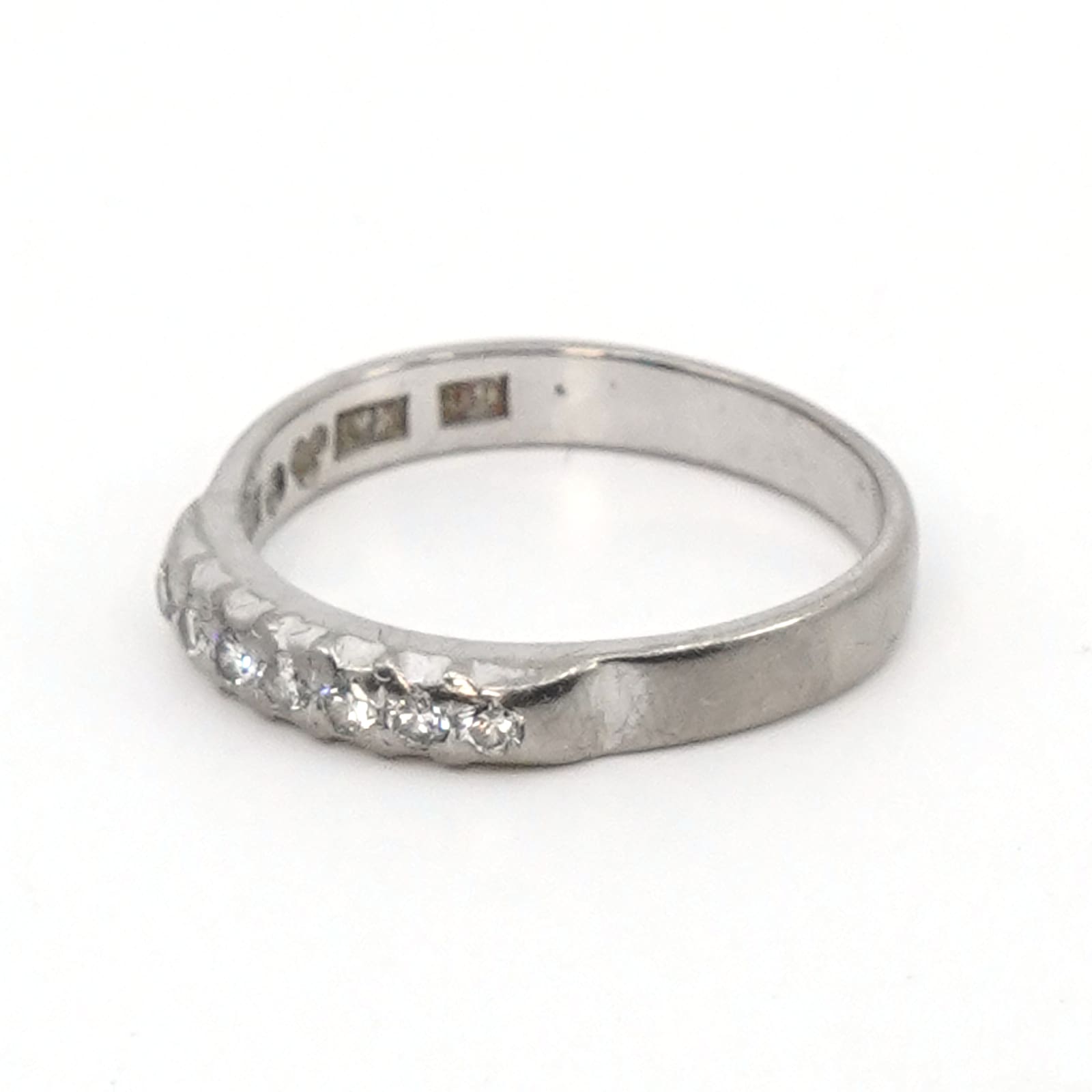 Ring Vitguld 18K