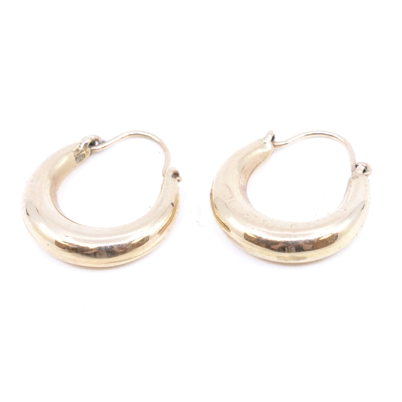 Örhängen creoler 18K 1,7g Höjd 19mm