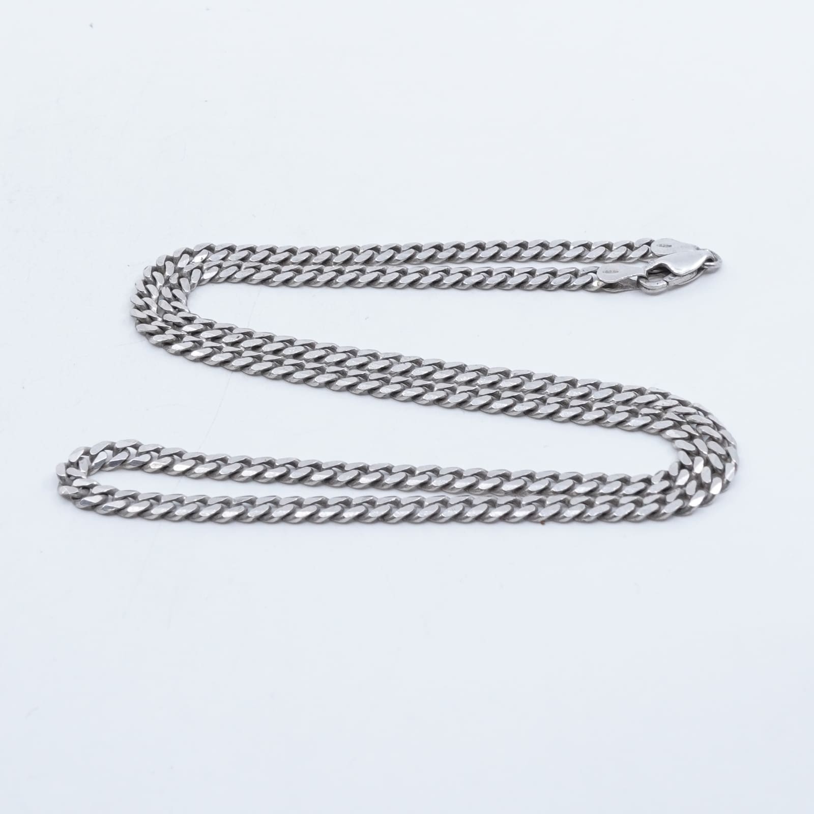 Halskedja Pansar Silver