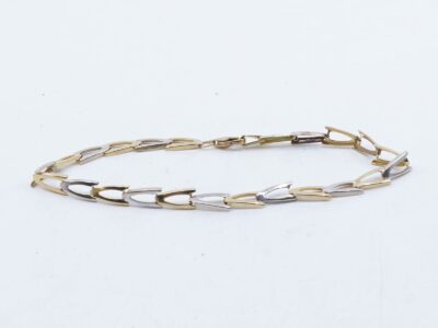 Armband tvåfärgad Guld