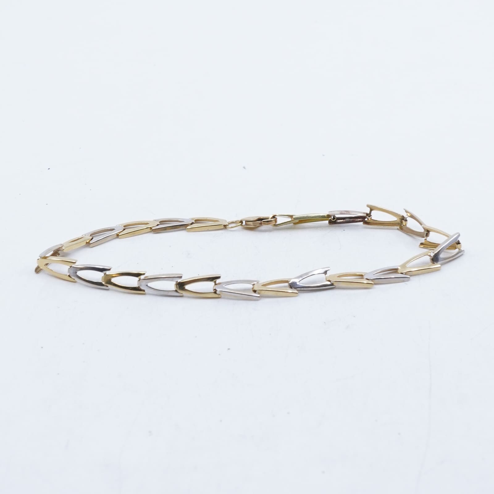 Armband tvåfärgad Guld