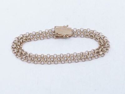 Armband X-länk Guld