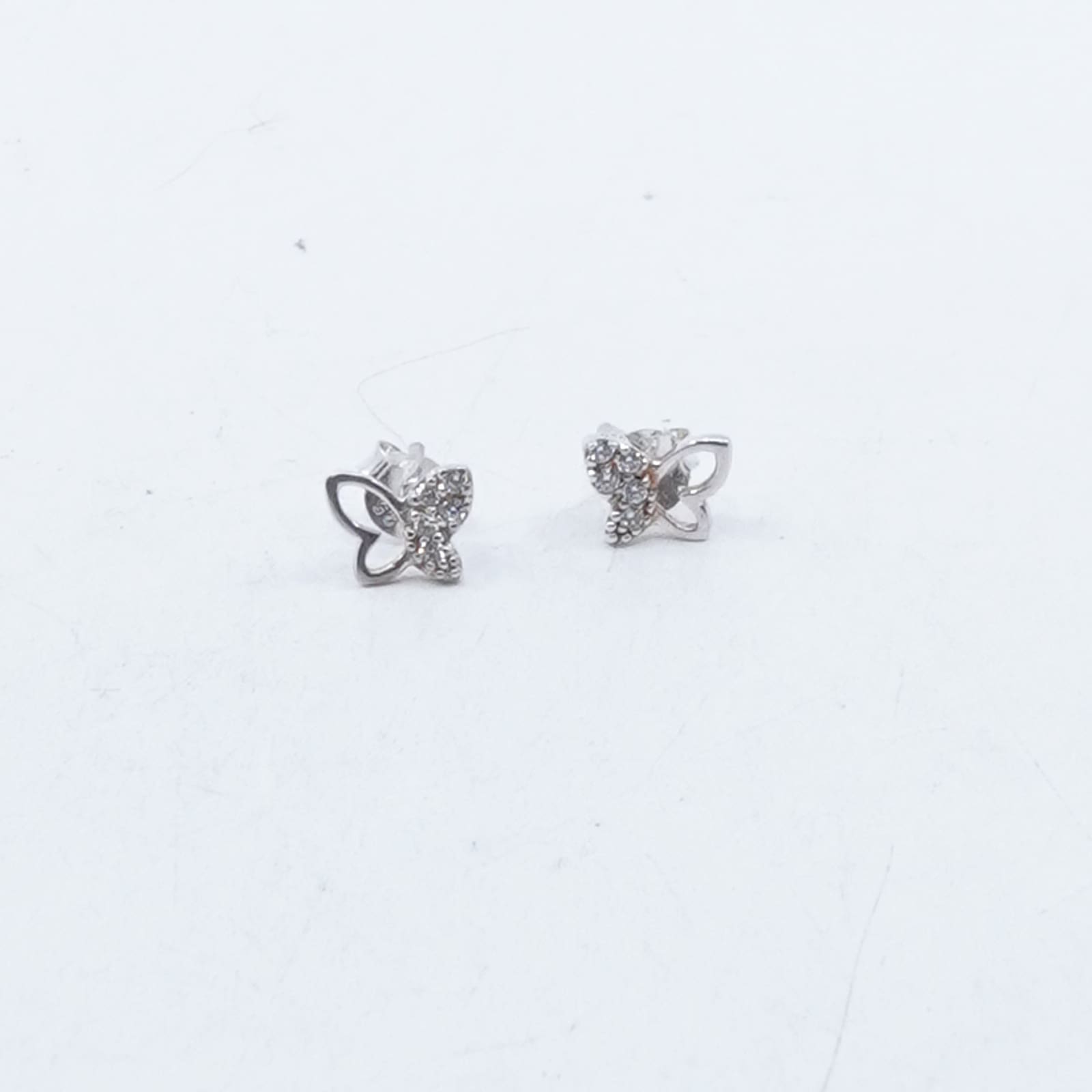 Örhängen fjärilar Silver