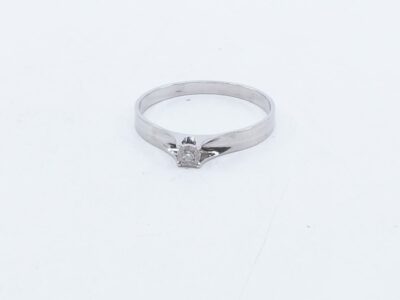 Ring Vitguld 18K