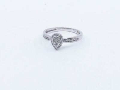 Ring Vitguld 18K
