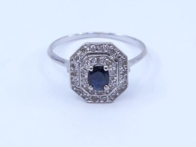 Ring Vitguld 18K