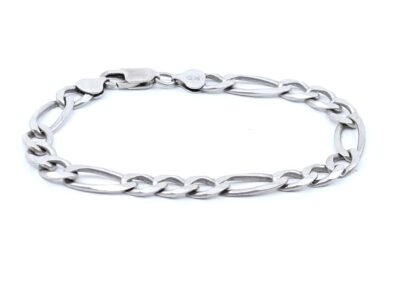 Armband Figaro Silver