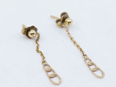 Örhängen Guld 18K 1g, Höjd 30mm, Diameter 3mm