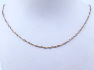 Halskedja Singapore Guld 18K