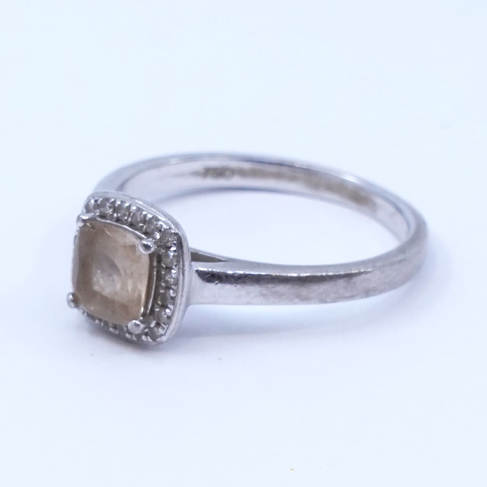 Ring Vitguld 18K
