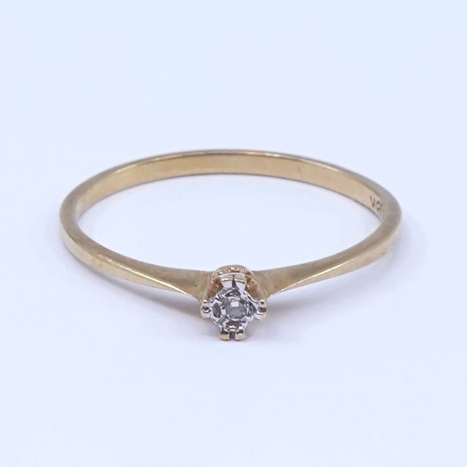 Ring Guld Tvåfärgad 18K