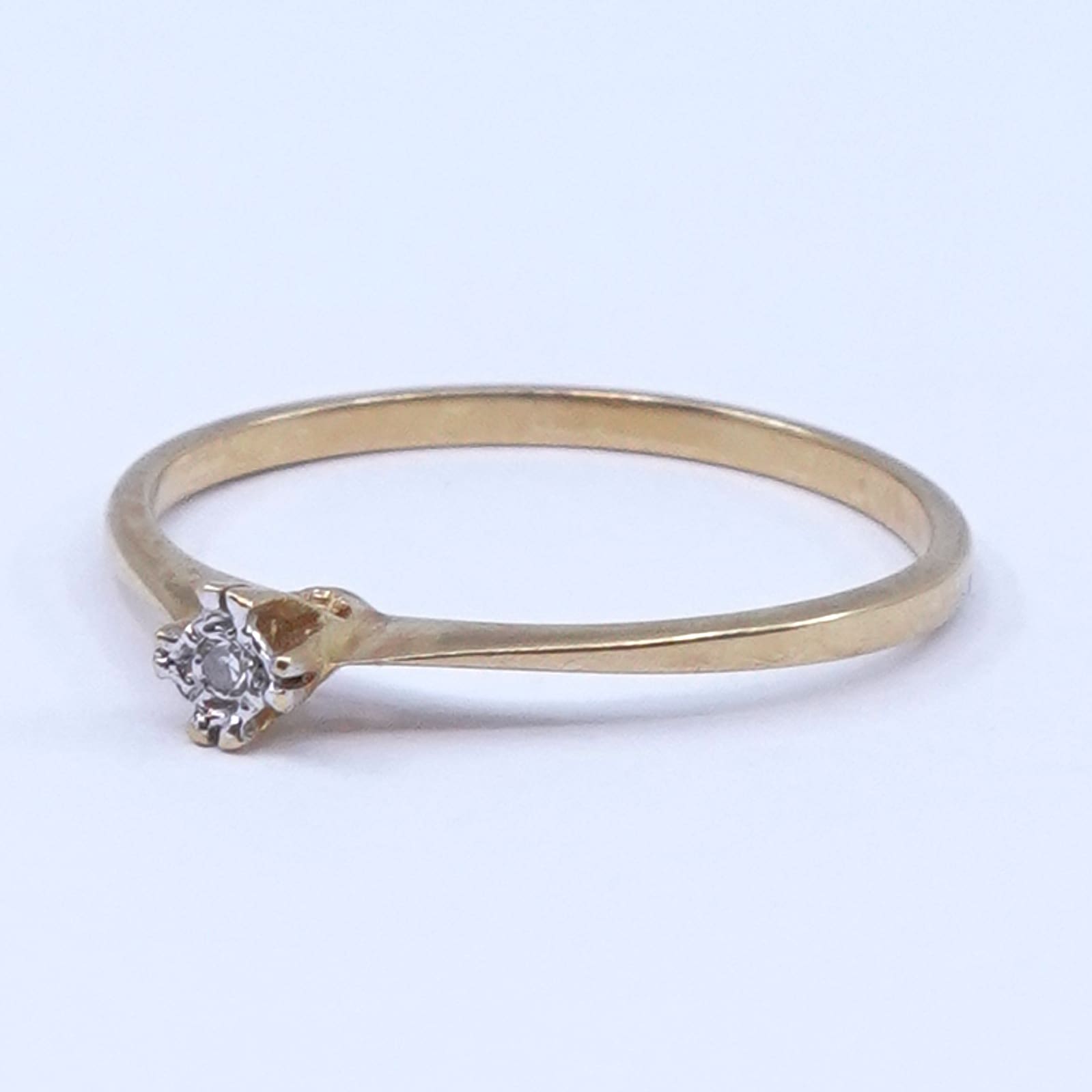 Ring Guld Tvåfärgad 18K