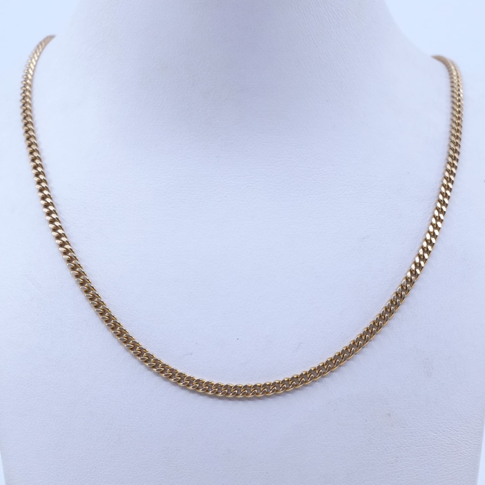 Halskedja Pansar Guld 18K