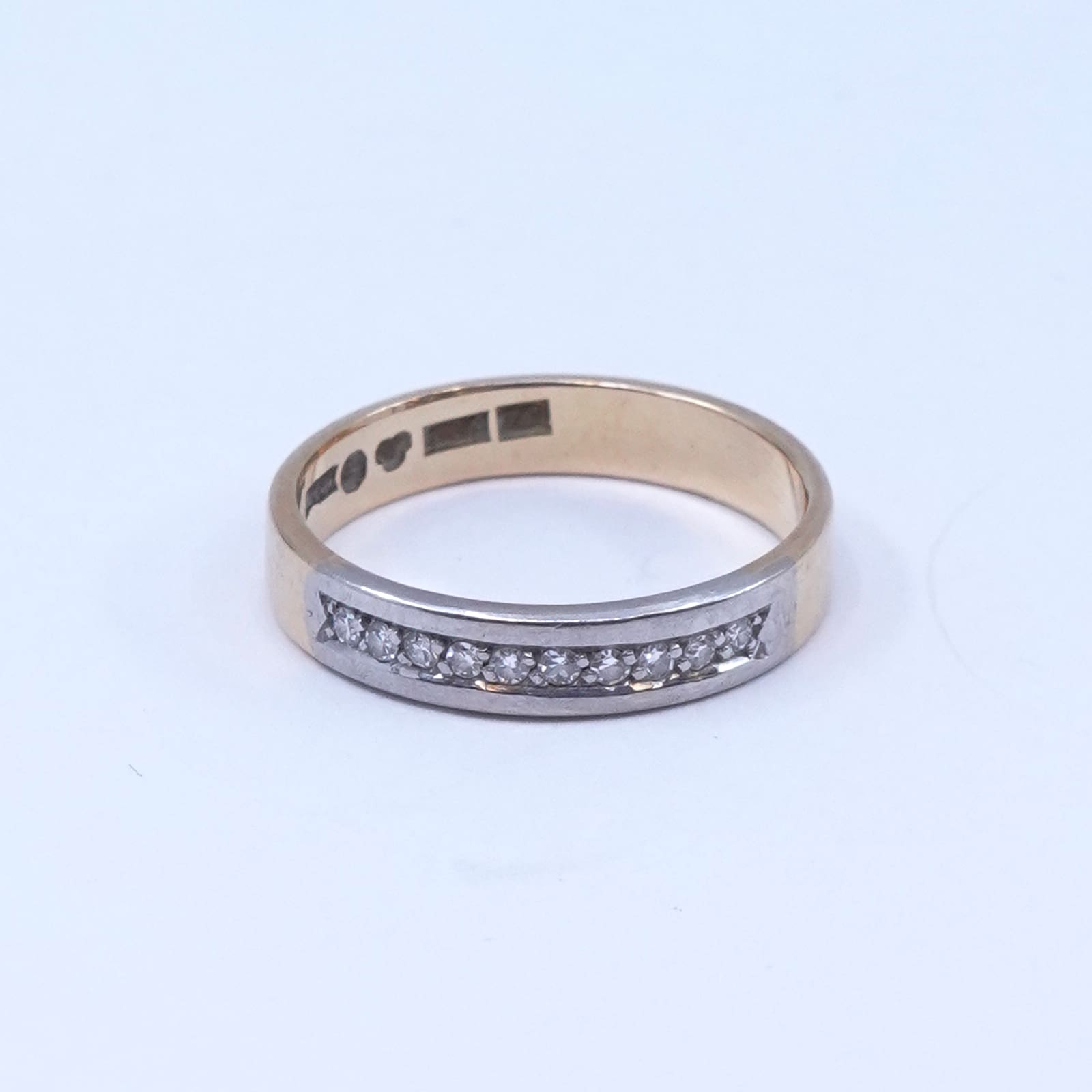 Ring Guld Tvåfärgad 18K